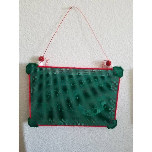 Handmade We Believe in Santa Wall Hanging | Christmas Decor Gift Idea - Picture 2 of 2